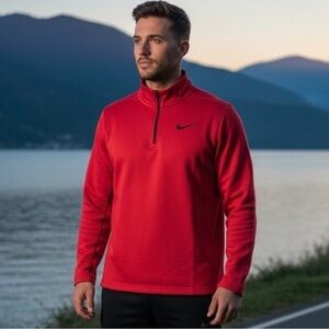 Nike Men's Bold Red Performance Jacket